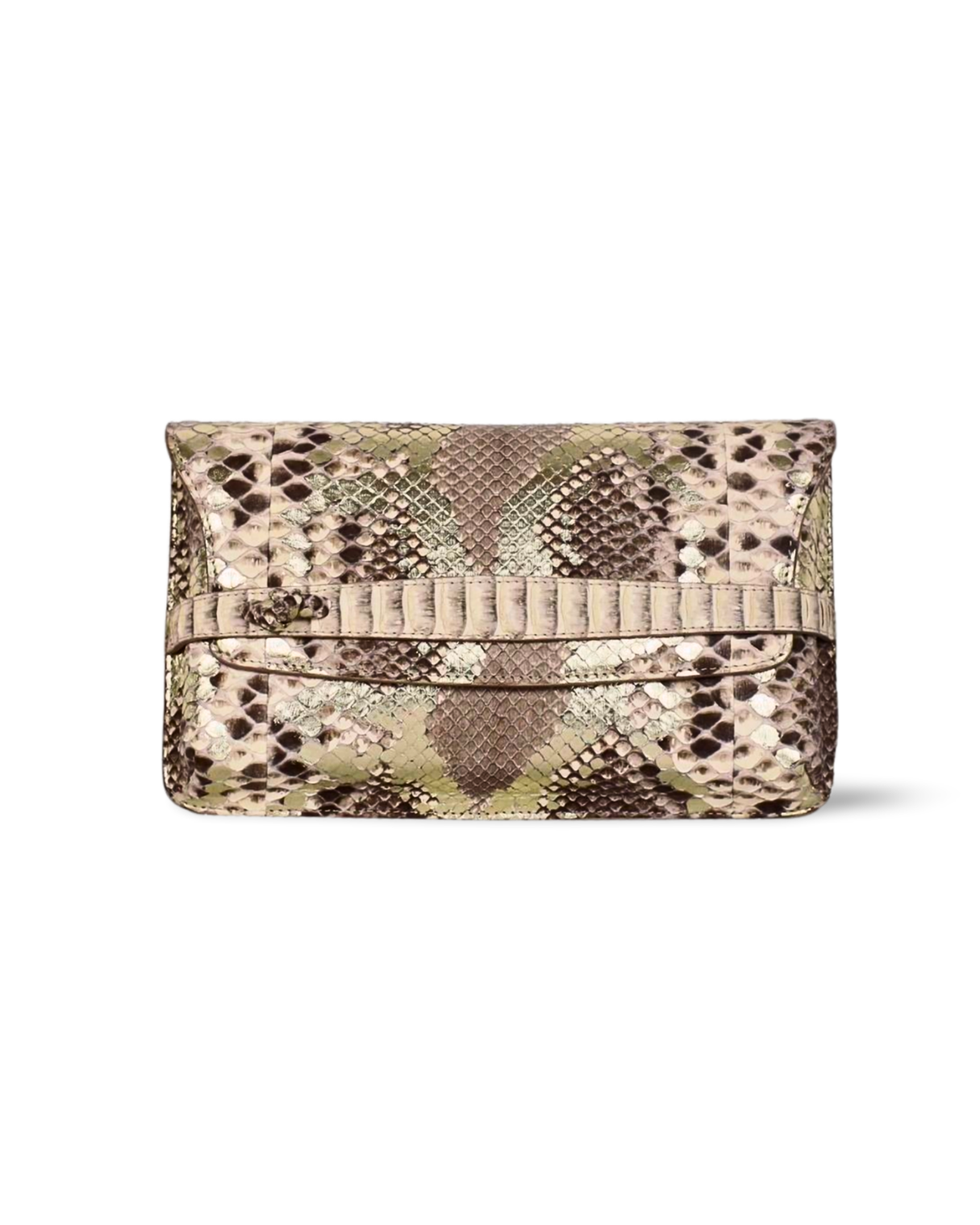 Metropolis Italian Python Leather Handbag