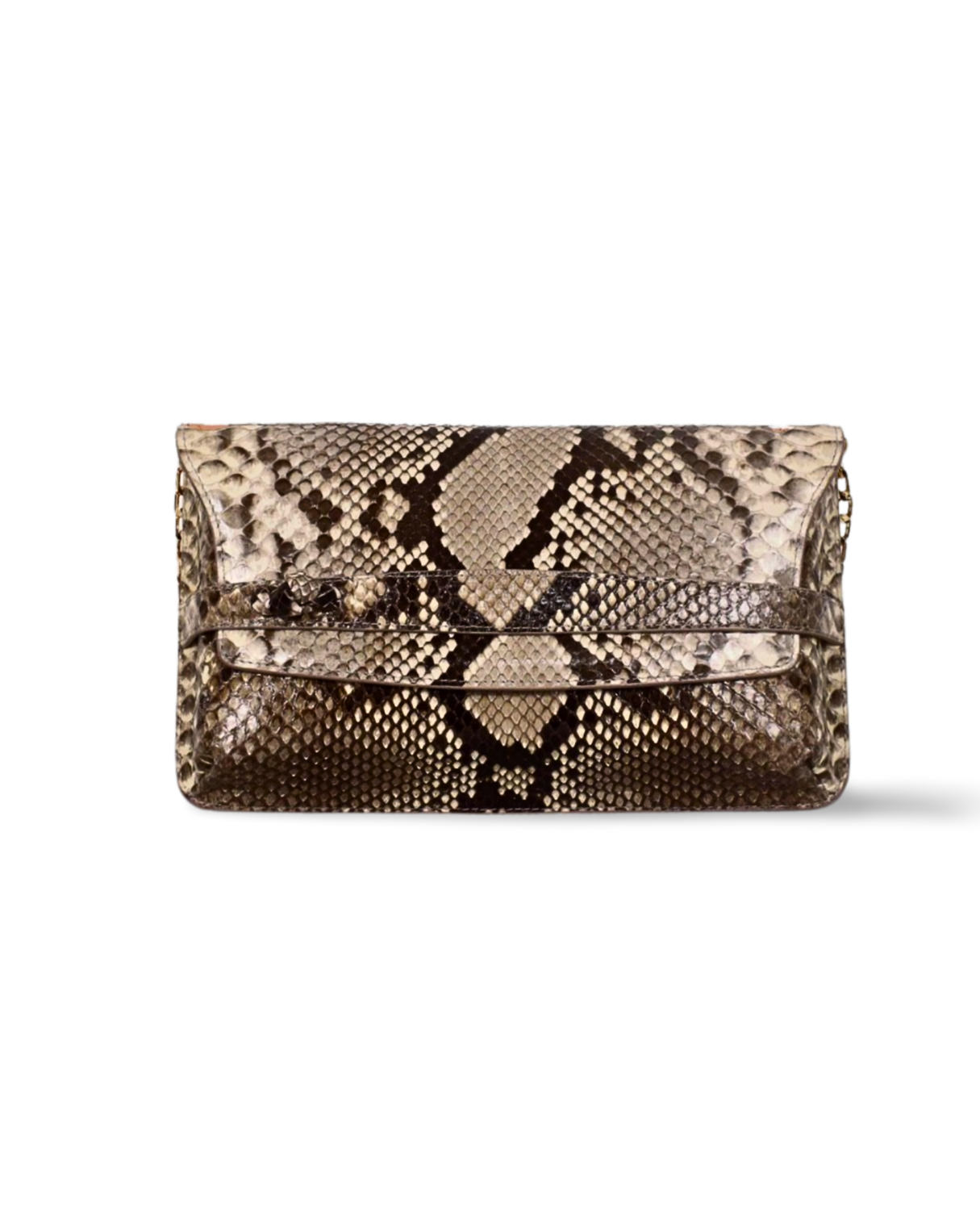 Metropolis Italian Python Leather Handbag