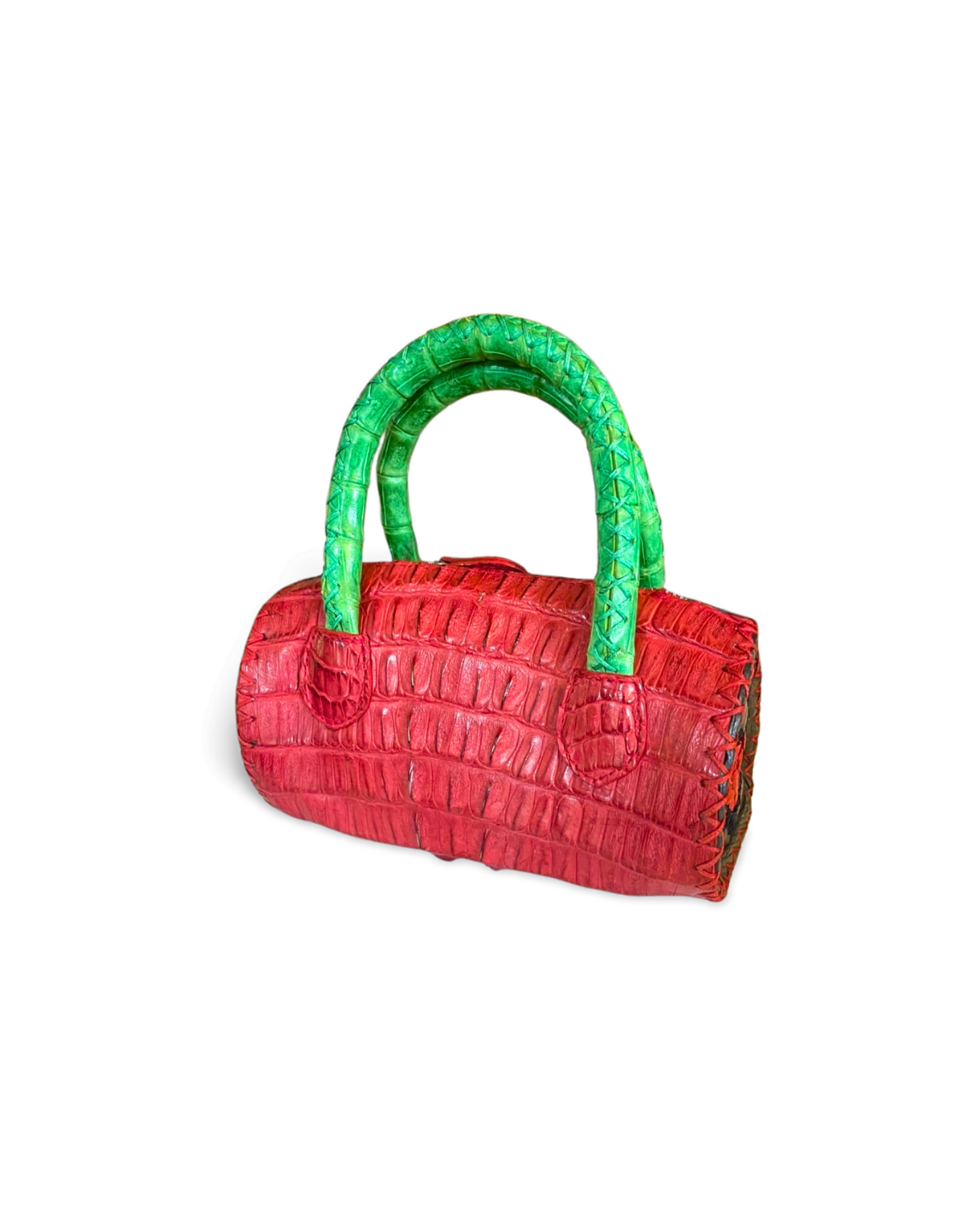 Mykonos Croco Leather Handbag