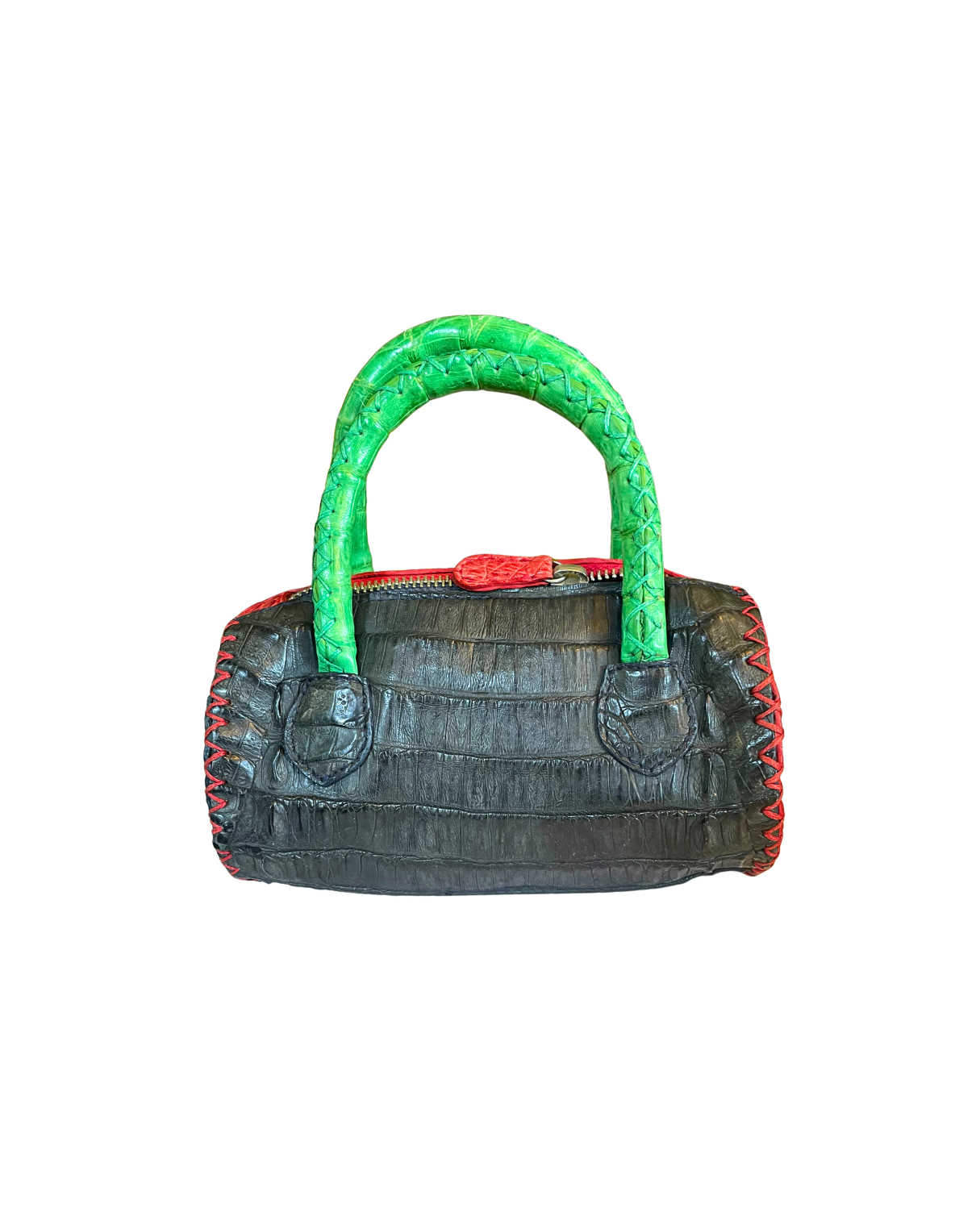 Mykonos Croco Leather Handbag