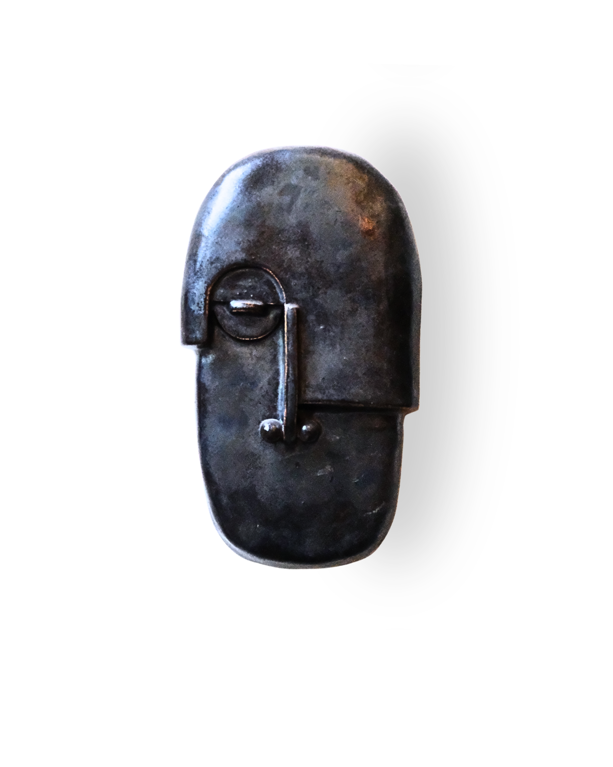 Obsidian Veil Handmade Black Wall Sculpture