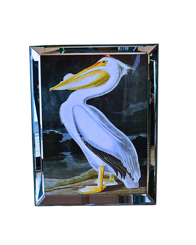 Pelican - Ayna Çerçeveli Vintage Tablo