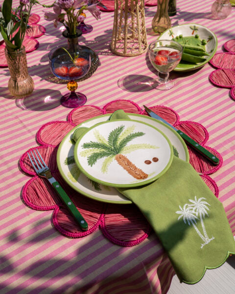 Palm Beach Colllection 2’li Pembe Çiçek Amerikan Servis