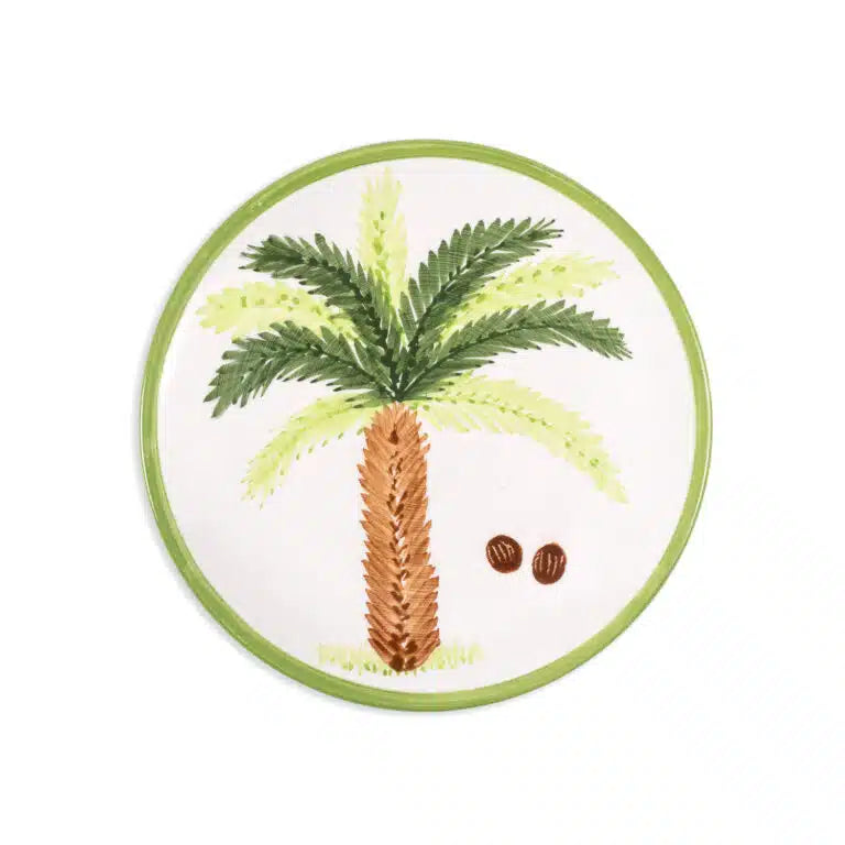 Palm Beach Seramik Yeşil Tatlı Tabağı