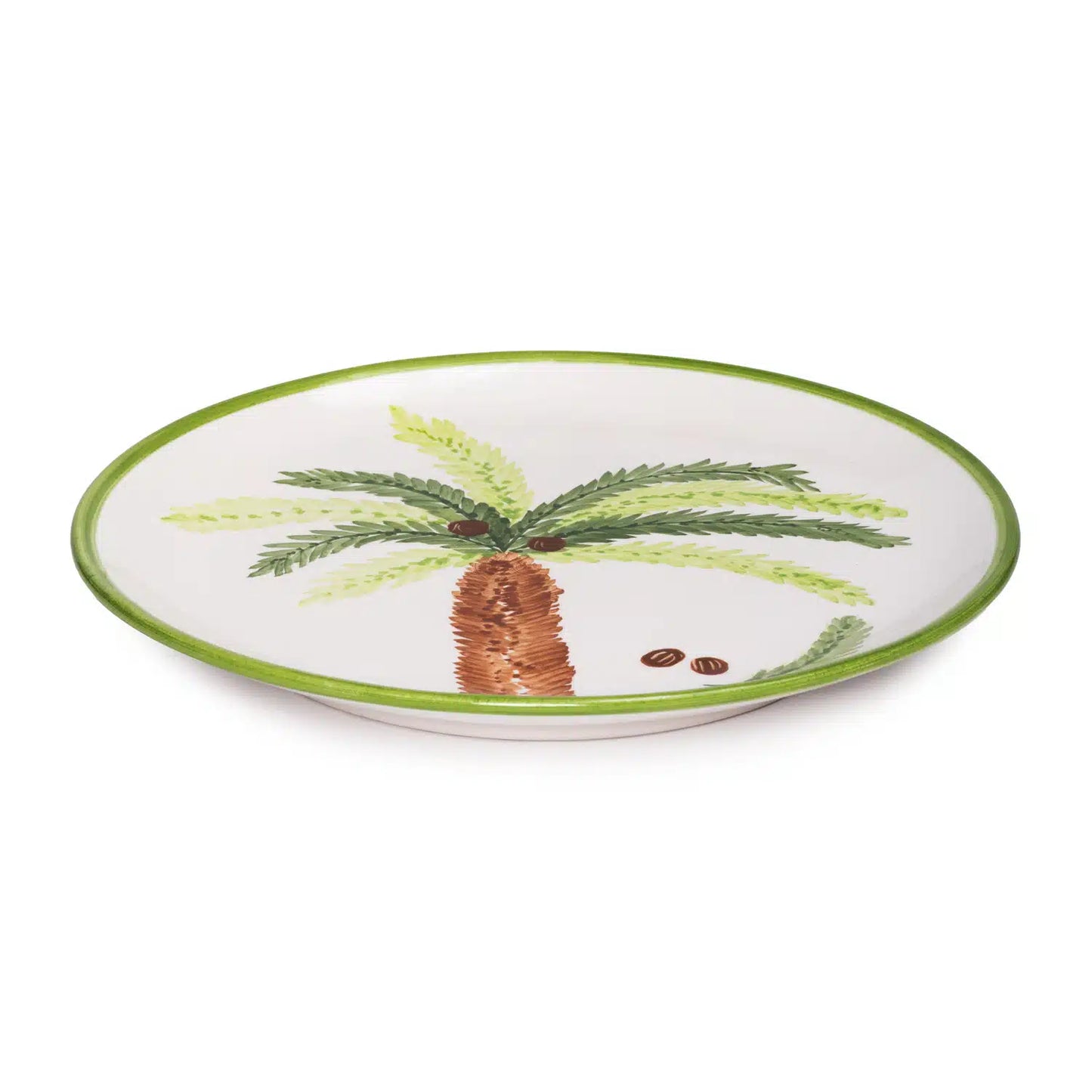 Palm Beach Seramik Yeşil Yemek Tabağı
