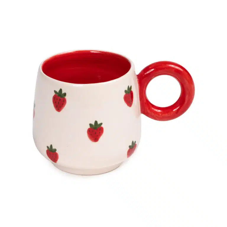 Petite Berry- Çilek Kulplu Mug