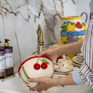 Petite Cherry – Kırmızı Kirazlı Limited Edition Dekoratif Kase