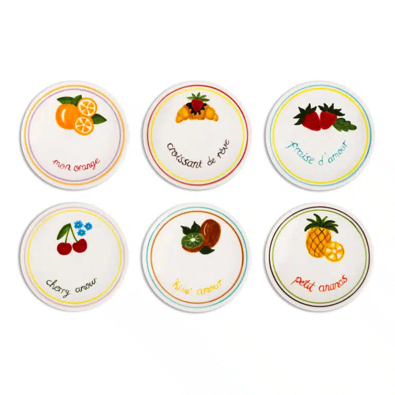 Petite Collection 6’lı Tatlı Tabağı Seti 18 cm