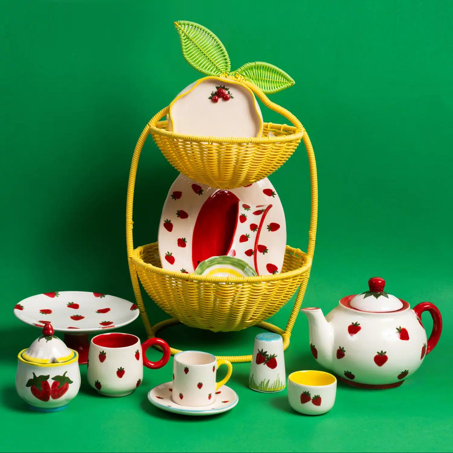 Petite Strawberry/ Çilek 3D Mini Tabak