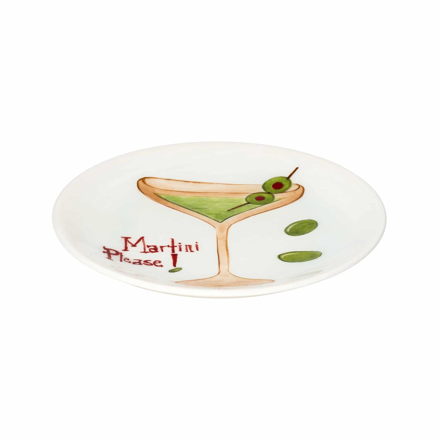Pop-up Cocktail Seramik Martini Please Tabağı 15 cm