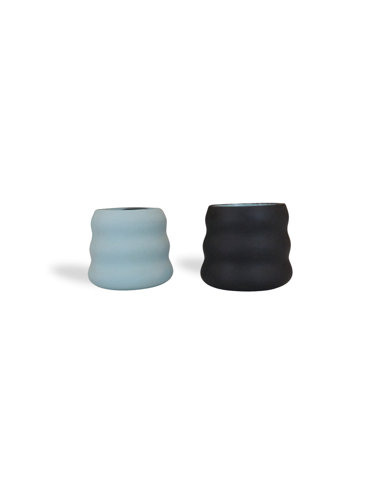 Ripple Shot Handmade Blue Cup
