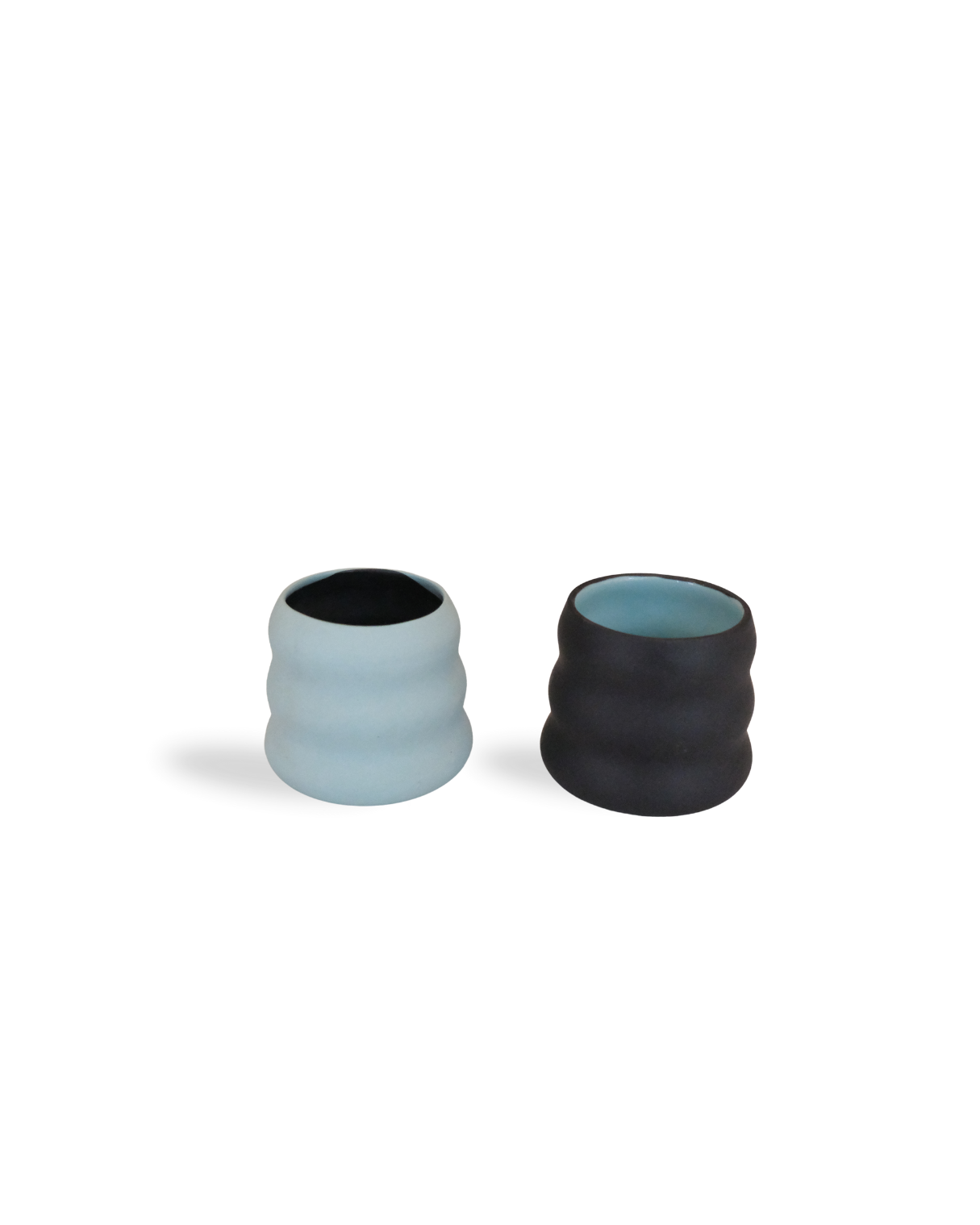 Ripple Shot Handmade Blue Cup