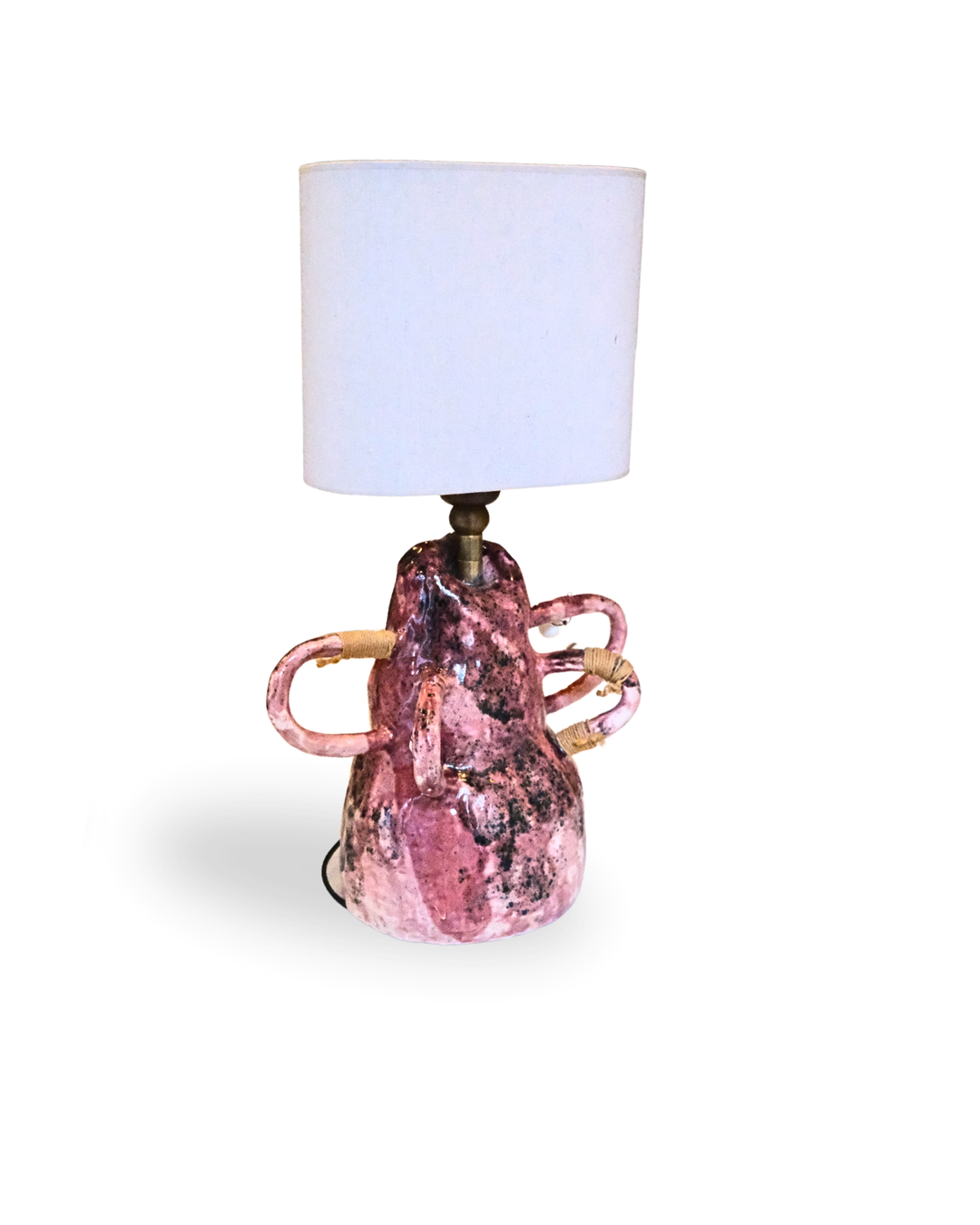 Roselight Handmade Pink Ceramic Lamp