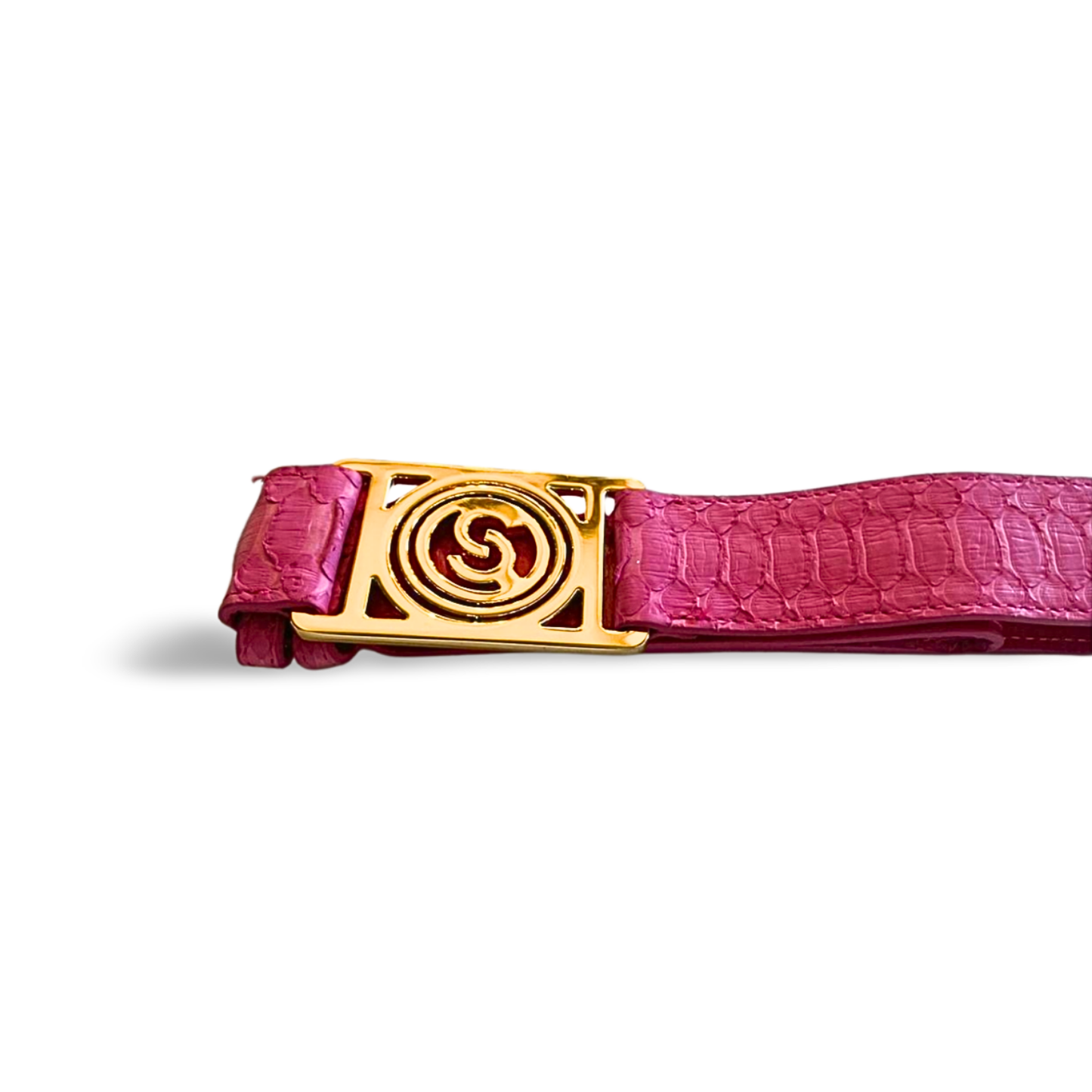 Roxan. Belt with Italian Python Leather