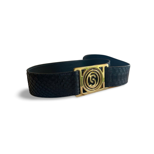 Roxan. Belt with Italian Python Leather