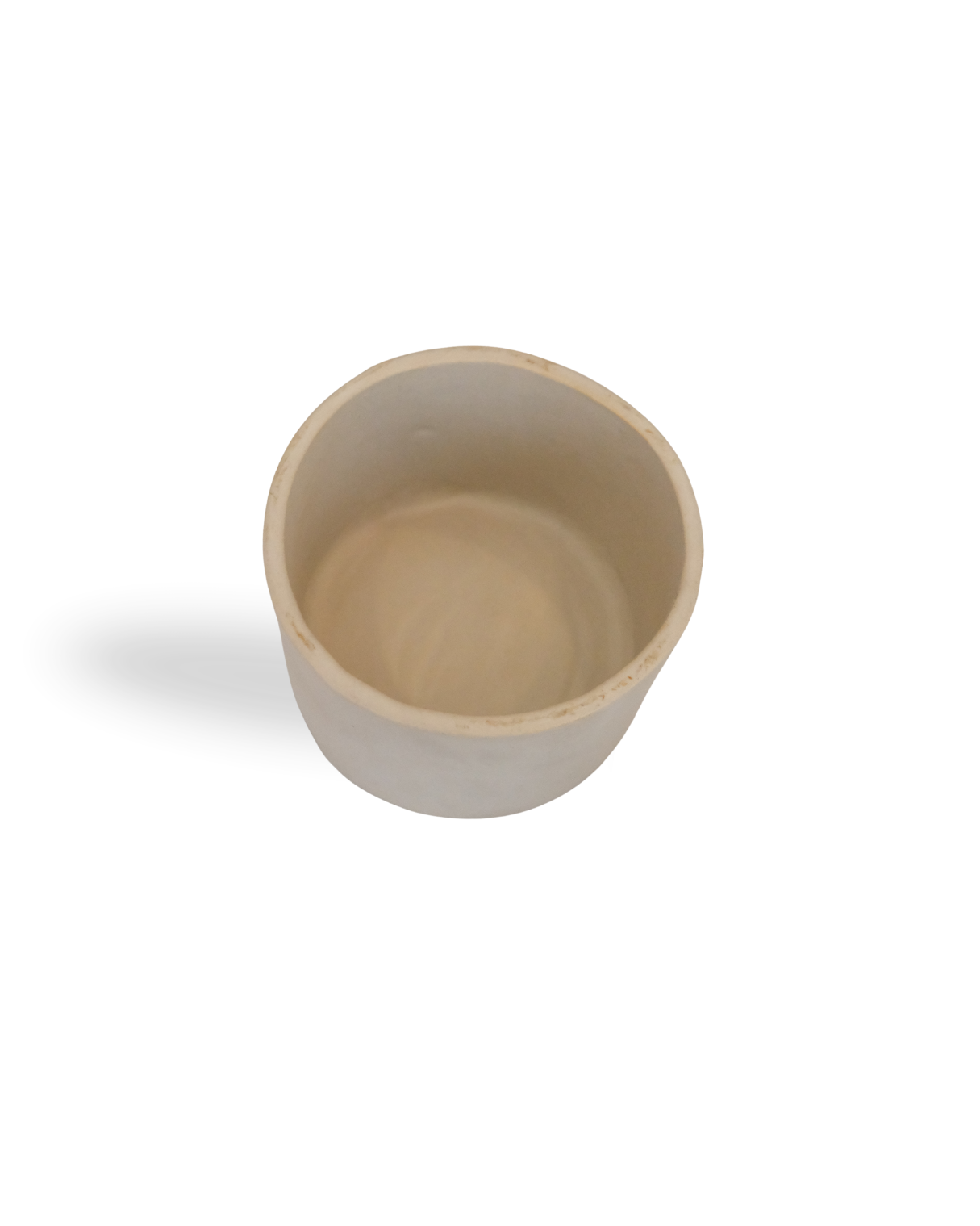 Sandsheen Handmade Beige Ceramic Bowl