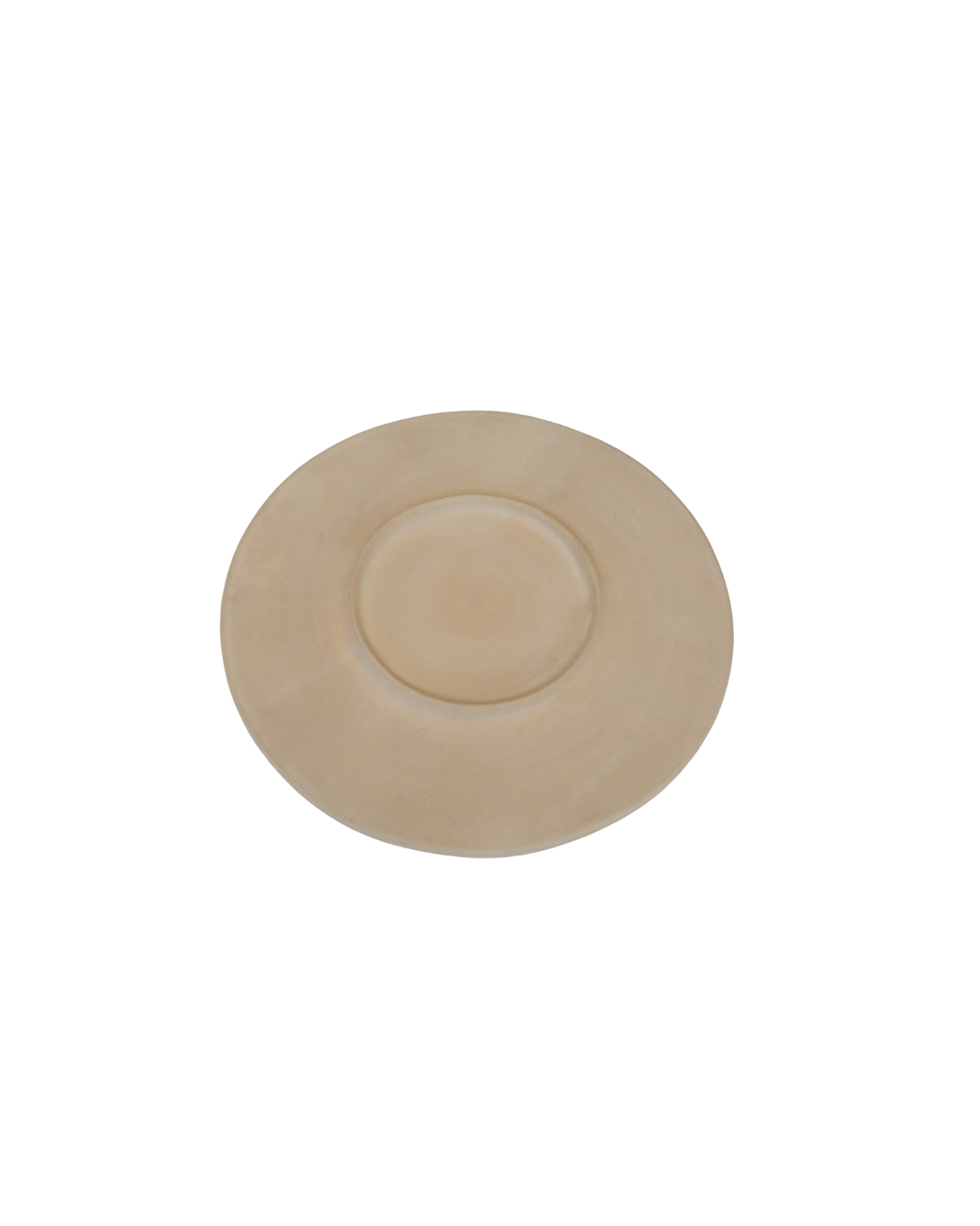 Sandsheen Handmade Beige Ceramic Plate