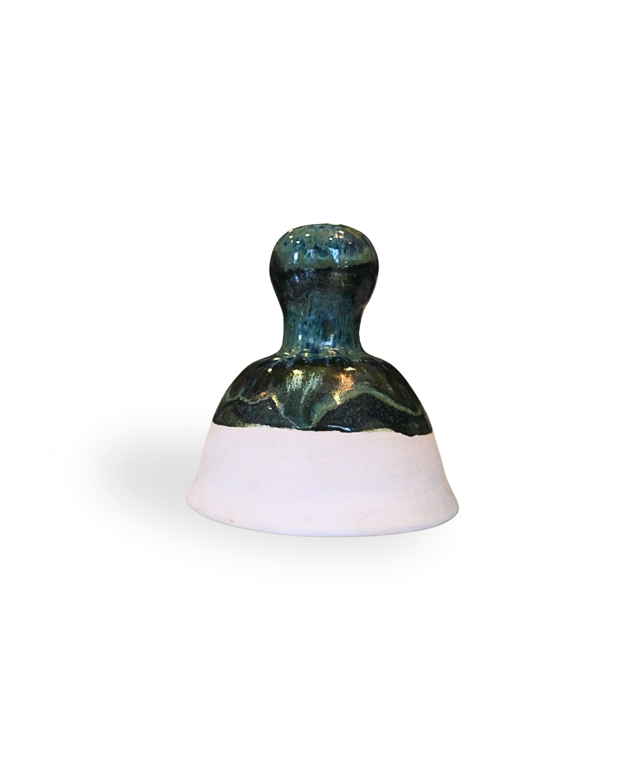 Selene Wave Handmade Turquoise Flour Strainer