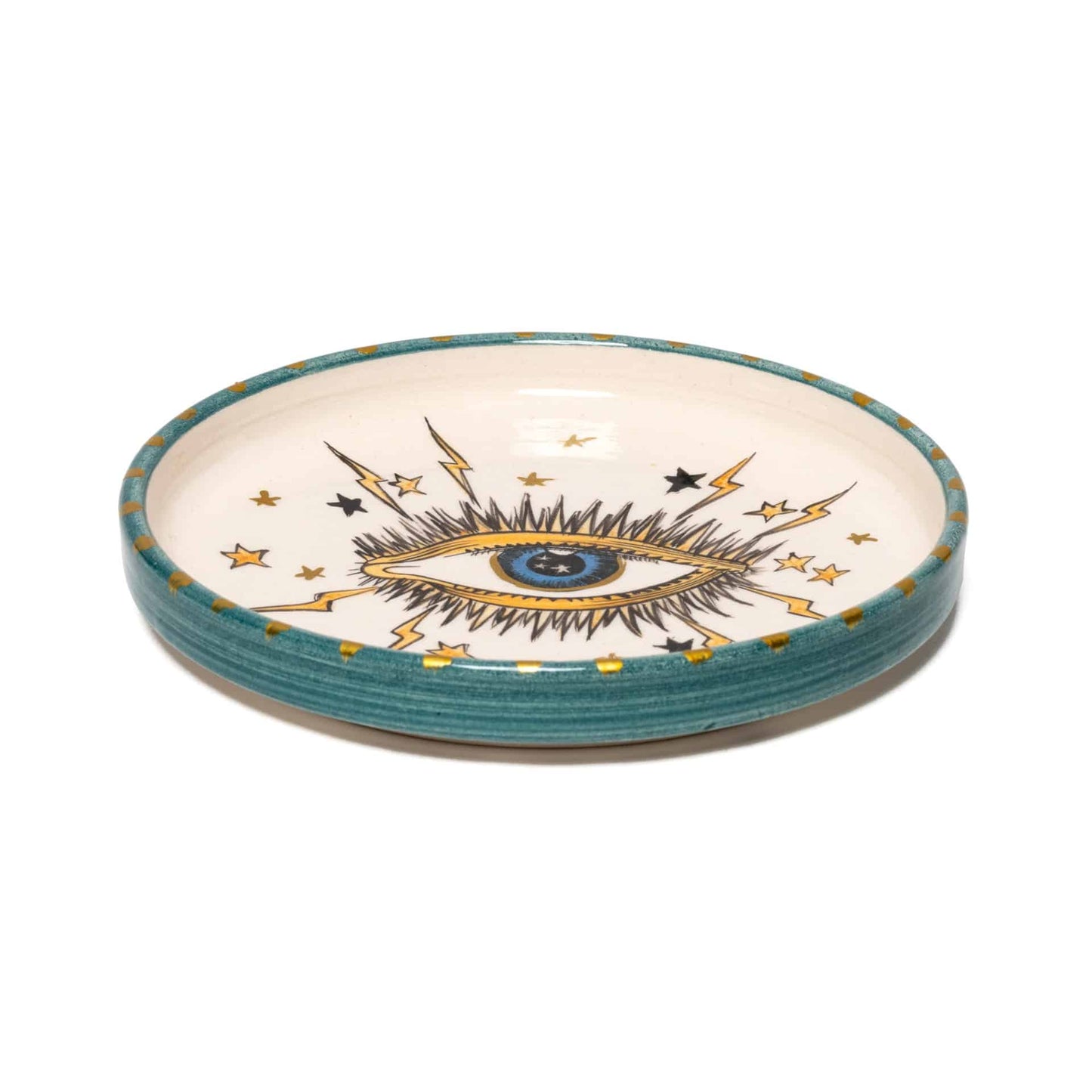Signature Eye Seramik Green Mini Plate