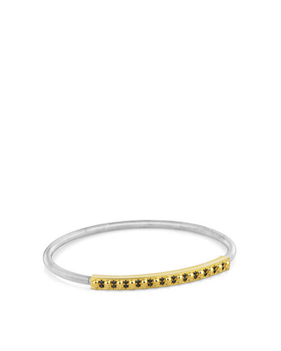 Black Diamond Men's 14K Gold Bracelet