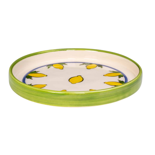 Sorrento Lemon Seramik Çok Limonlu Mini Tabak 14 cm