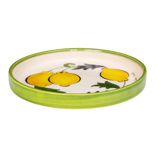 Sorrento Lemon Seramik Yeşil Mini Tabak 14 cm