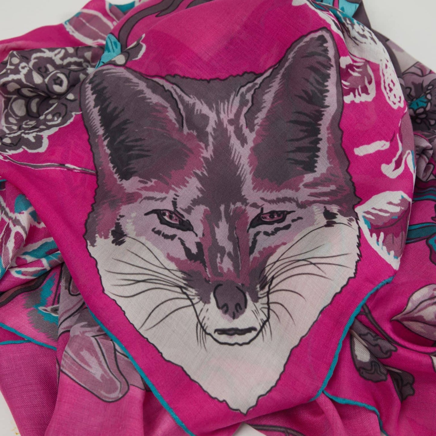 The Fox and The Stork – Fushia – Modal-Cashmere