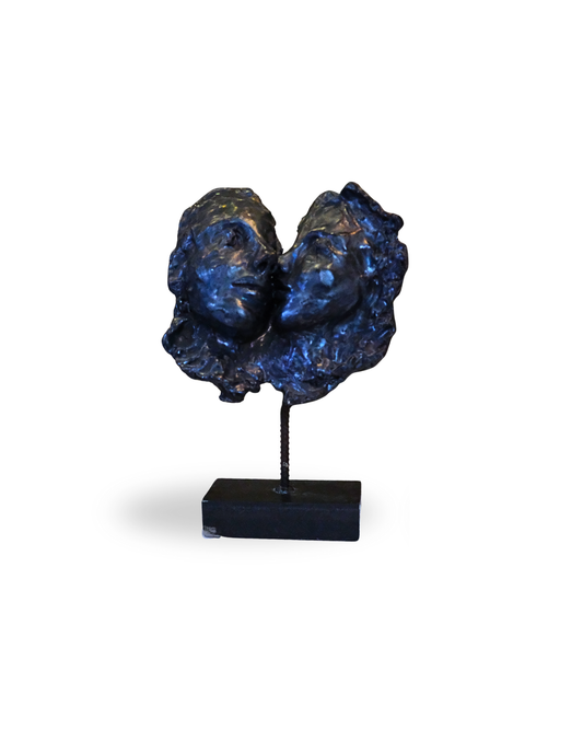 Twinlight Handmade Blue Dual Form Sculpture