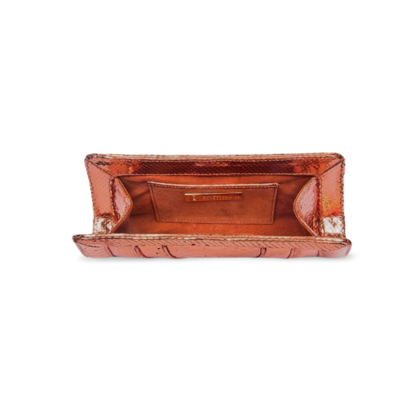 Malibu Italian Python Clutch