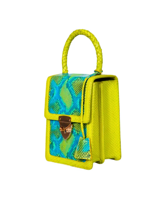 Marbella Italian Python Leather Handbag