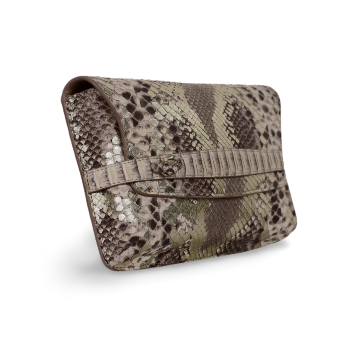 Metropolis Italian Python Leather Handbag