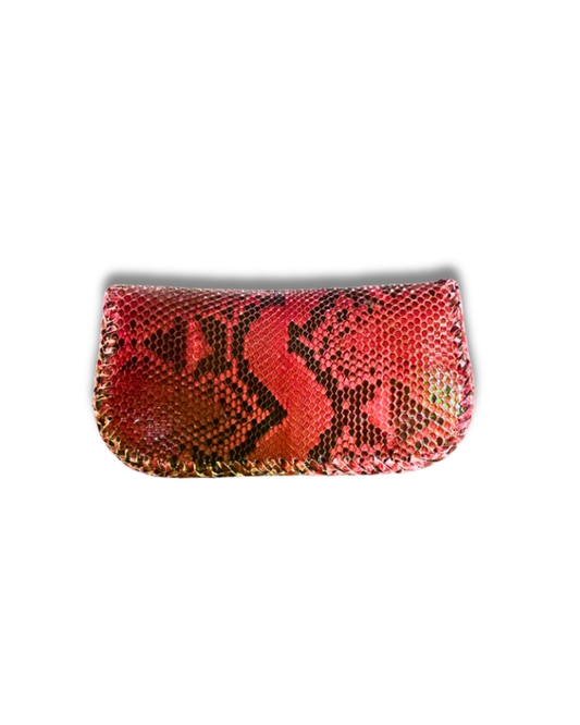Milano Italian Python Clutch
